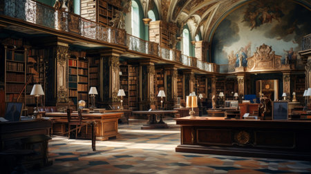 Library holds wisdom of civilizationsの素材