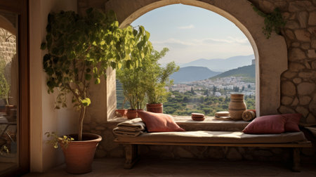 Wisdom inspires harmony in villageの素材