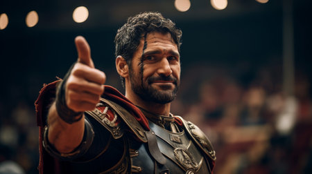 Emperor's verdict decides gladiator's destinyの素材