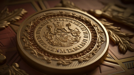 Roman Senate's official emblem symbol of authorityの素材