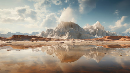 Navigating illusionary metaphysical landscapeの素材