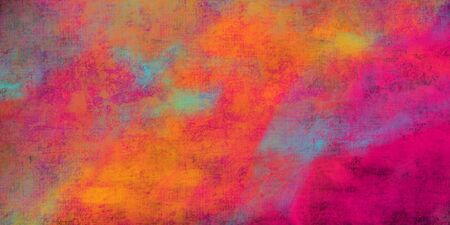 Colorful abstract background. Smears of multi-colored paints.