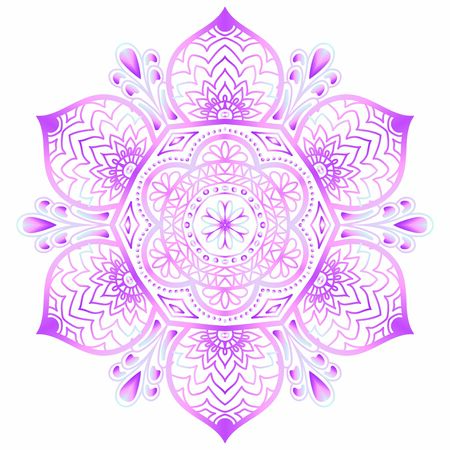 Hindi Mandala Vector Art Pattern Designのイラスト素材