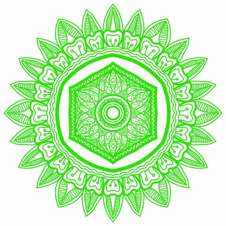 Hindi Mandala Vector Art Pattern Designのイラスト素材