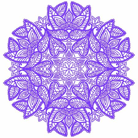 Hindi Mandala Vector Art Pattern Designのイラスト素材