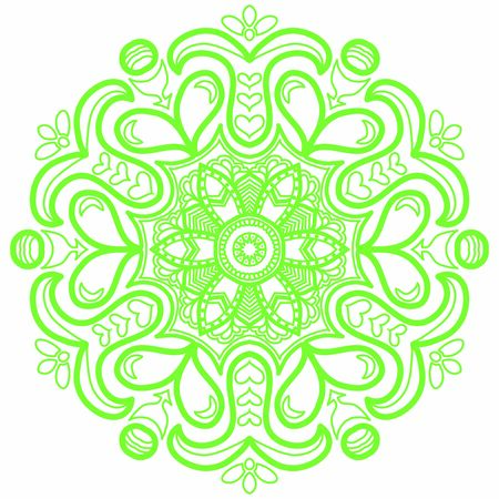 Hindi Mandala Vector Art Pattern Designのイラスト素材