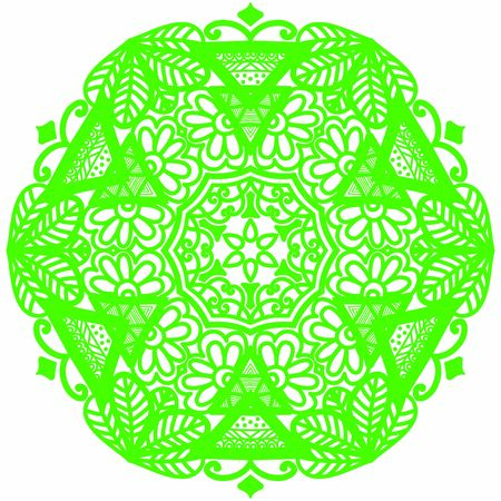 Hindi Mandala Vector Art Pattern Designのイラスト素材