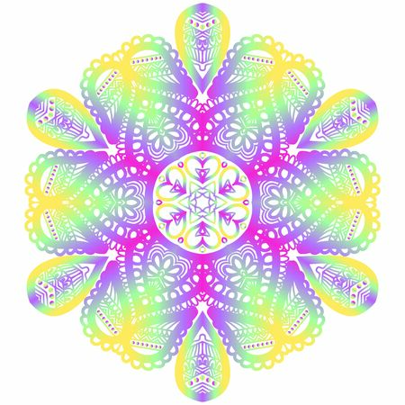 Hindi Mandala Vector Art Pattern Designのイラスト素材