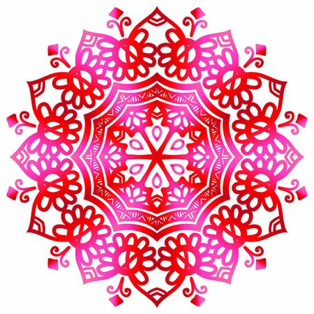 Hindi Mandala Vector Art Pattern Designのイラスト素材