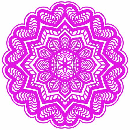 Hindi Mandala Vector Art Pattern Designのイラスト素材