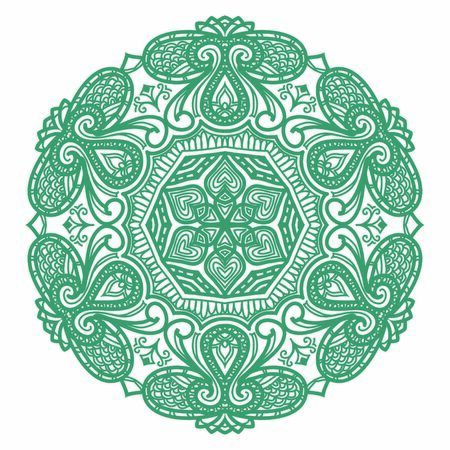 Hindi Mandala Vector Art Pattern Designのイラスト素材