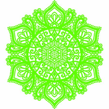 Hindi Mandala Vector Art Pattern Designのイラスト素材