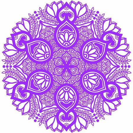 Hindi Mandala Vector Art Pattern Designのイラスト素材