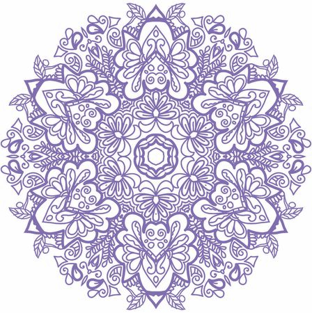 Hindi Mandala Vector Art Pattern Designのイラスト素材