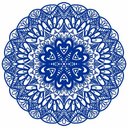 Hindi Mandala Vector Art Pattern Designのイラスト素材