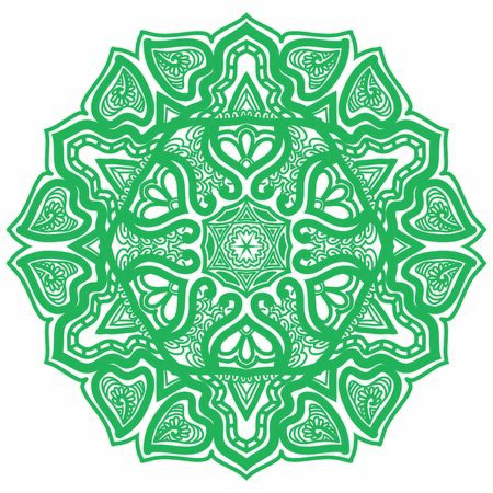Hindi Mandala Vector Art Pattern Designのイラスト素材