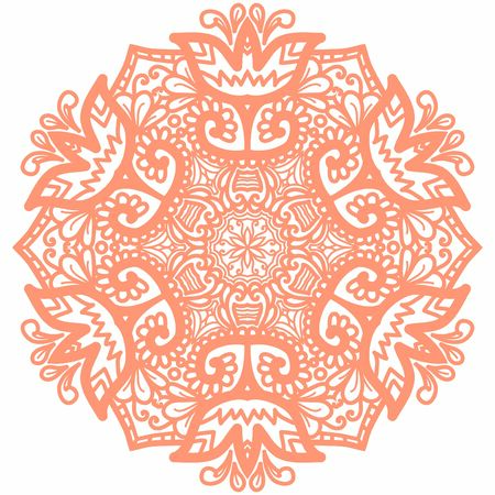Hindi Mandala Vector Art Pattern Designのイラスト素材