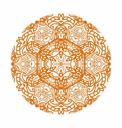 Hindi Mandala Vector Art Pattern Designのイラスト素材
