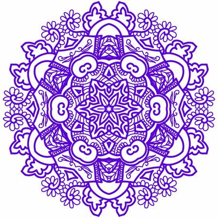 Hindi Mandala Vector Art Pattern Designのイラスト素材