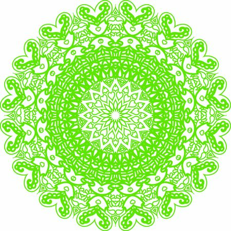 Hindi Mandala Vector Art Pattern Designのイラスト素材