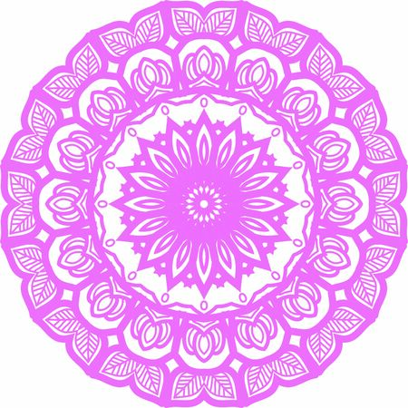 Hindi Mandala Vector Art Pattern Designのイラスト素材