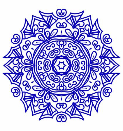 Hindi Mandala Vector Art Pattern Designのイラスト素材