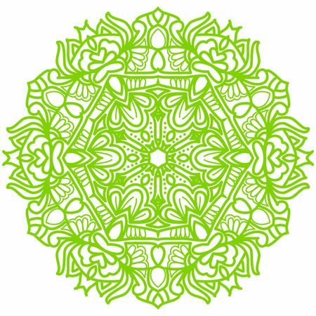 Hindi Mandala Vector Art Pattern Designのイラスト素材