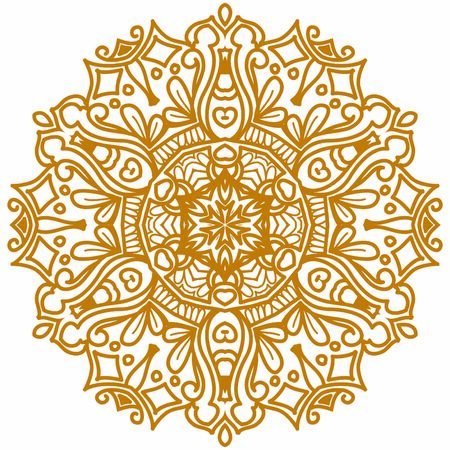 Hindi Mandala Vector Art Pattern Designのイラスト素材