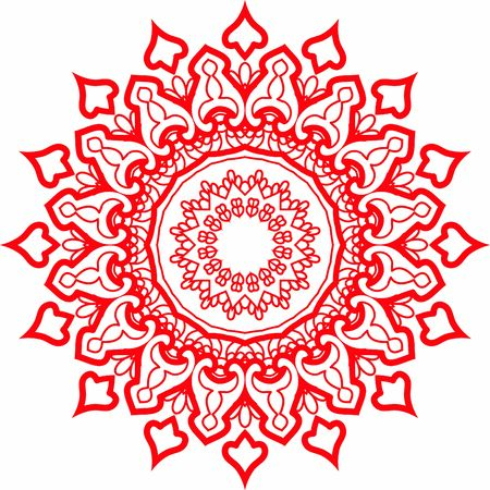 Hindi Mandala Vector Art Pattern Designのイラスト素材
