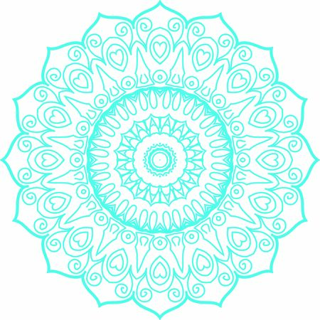 Hindi Mandala Vector Art Pattern Designのイラスト素材