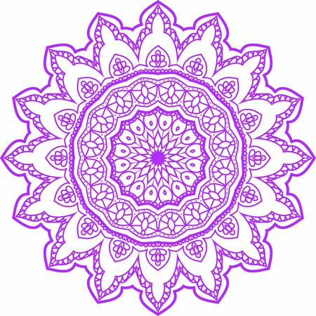 Hindi Mandala Vector Art Pattern Designのイラスト素材