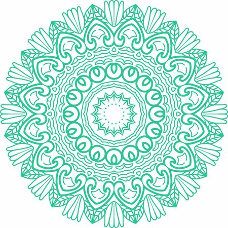Hindi Mandala Vector Art Pattern Designのイラスト素材