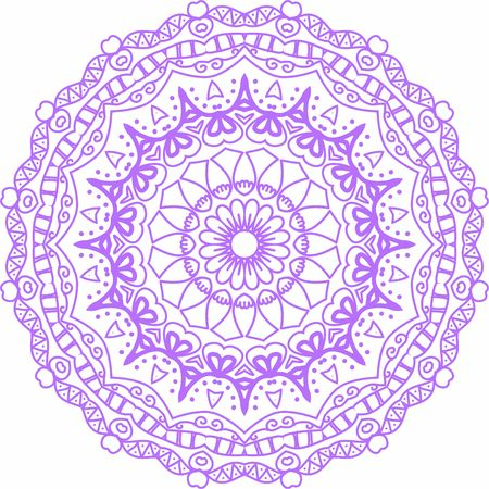 Hindi Mandala Vector Art Pattern Designのイラスト素材