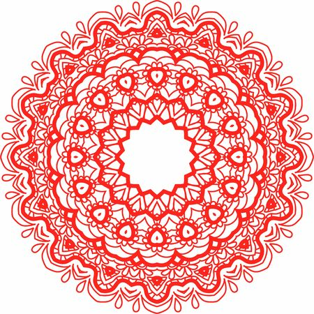 Hindi Mandala Vector Art Pattern Designのイラスト素材