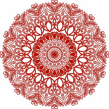 Hindi Mandala Vector Art Pattern Designのイラスト素材