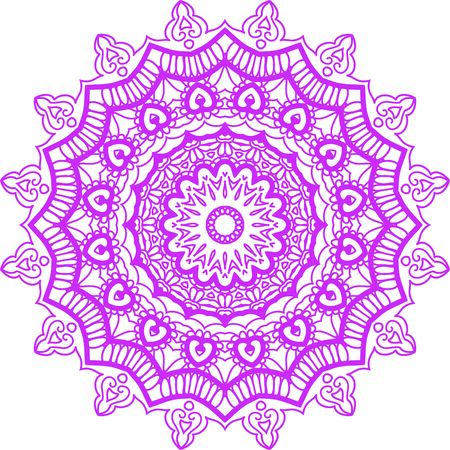 Hindi Mandala Vector Art Pattern Designのイラスト素材