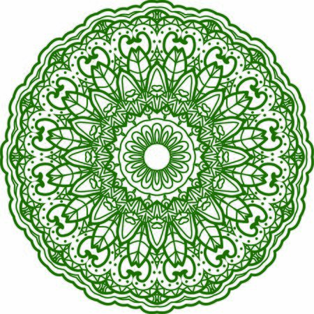 Hindi Mandala Vector Art Pattern Designのイラスト素材