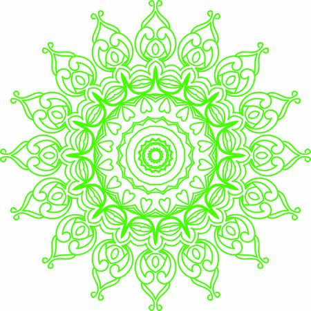 Hindi Mandala Vector Art Pattern Designのイラスト素材