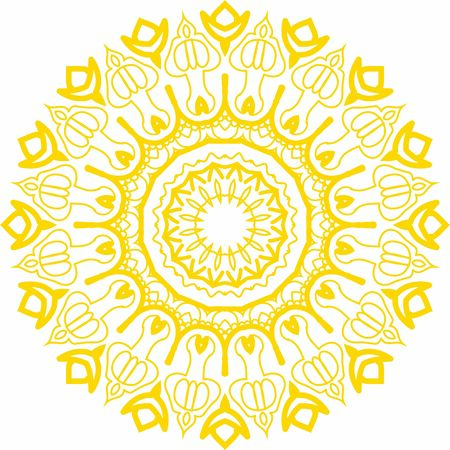 Hindi Mandala Vector Art Pattern Designのイラスト素材