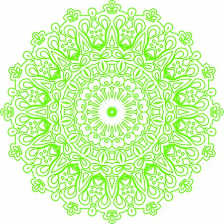 Hindi Mandala Vector Art Pattern Designのイラスト素材
