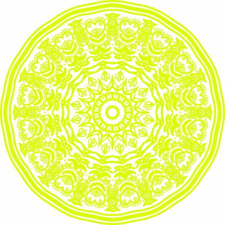 Hindi Mandala Vector Art Pattern Designのイラスト素材