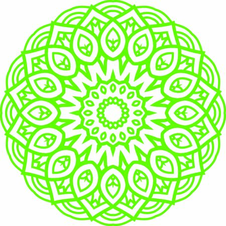 Hindi Mandala Vector Art Pattern Designのイラスト素材