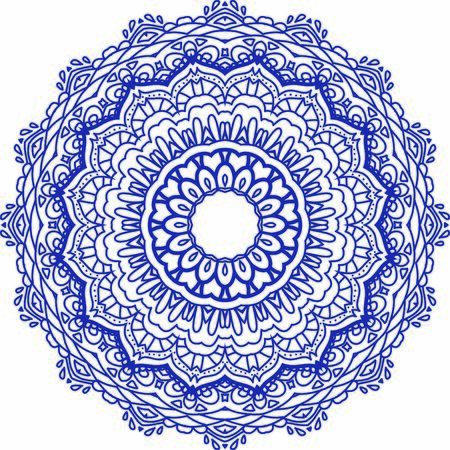 Hindi Mandala Vector Art Pattern Designのイラスト素材