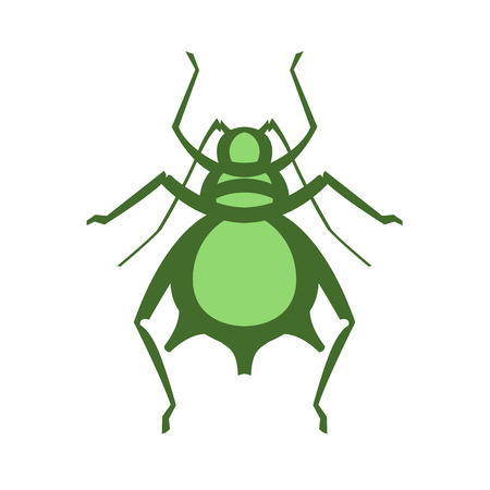 aphid pest vector illustration - set of household pests in pure styleのイラスト素材