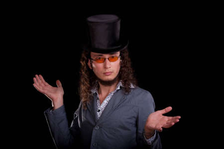 Serious manの写真素材