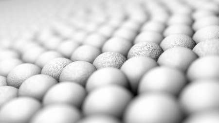A lot of balls. 3d render illustration background. abstract pattern background
