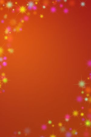 Christmas background gradient with much stars elements - collection six designsの写真素材