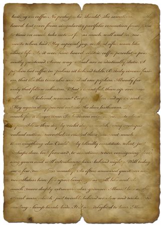 Old paper vintage with text - abstract backgroundの写真素材