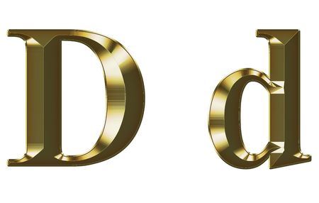 Exclusive collection font from brushed gold on white backgroundの写真素材