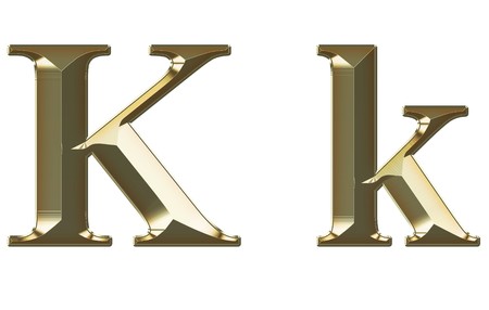 Exclusive collection font from brushed gold on white backgroundの写真素材